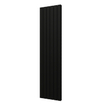 Plieger Cavallino Retto designradiator verticaal dubbel middenaansluiting 1800x450mm 1162W mat zwart SW224478