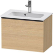 Duravit D-neo Meuble sous vasque 61x37.2x44cm 1 tiroir Chêne naturel mat SW640785