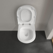 Villeroy & Boch Subway 2.0 abattant de WC - Comfort avec couvercle avec déclipsage rapide avec fermeture en douceur blanc 1025460