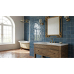 Terravito Bemare wandtegel - 10x10cm - 8mm - Vierkant - Donkerblauw glans SW405195
