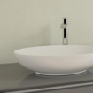 Villeroy & Boch Loop & friends vasque à poser - 56x38cm - ovale av/tp C+ stone white SW644105
