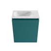 MONDIAZ TURE-DLUX Meuble toilette - 40cm - Smag - EDEN - vasque Opalo - position gauche - 1 trou de robinet SW1104579