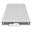 Radiateur panneau Stelrad Vertex 220x50cm type 22 2310watt 4 raccords Acier Blanc brillant 8222647
