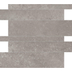 Cifre Ceramica carrelage mural - 5x60cm - Rectangulaire - 9mm - rectifié - Aspect béton - Perle SW159303