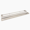 Easy Drain Compact taf abaissé grille de caniveau de douche 80cm carrelage pour épaisseur de carrelage 3 13 mm inox GA13236