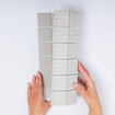 La Mosaic Factory London carreau mosaïque - 30,9x30,9cm - carrelage mural et de sol - Carré - Porcelaine Gris Mat SW62232