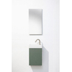 Nemo Durma Fonteinkastset - 40x20x50cm - 1 deur - rechts - 1 kraangat - rechts - Sage green SW1580332
