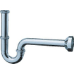 Hansgrohe Sifon 1.1/4inch avec rosace incluant tube mural Laiton Chrome SW116452