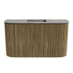Mondiaz JOYA-DLUX 73.2cm toiletmeubel - ronding links en rechts kleur Dusk - Wastafel FAYE positie Midden Zonder kraangat kleur Oza. SW1426021