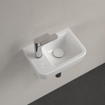 Villeroy & Boch O.novo Lave-main WC 36x14.5x13.5cm 1 trou de robinet gauche sans trop-plein Ceramic+ Blanc Alpin SW448502