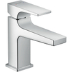Hansgrohe Metropol robinet de lavabo WC 100 avec bonde push open avec saillie bec fixe 12,7 cm chrome noir brossé SW297551