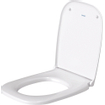 Duravit D-code Abattant WC 43.8x35.9x5cm avec softclose - Matière synthétique - blanc brillant 0315128
