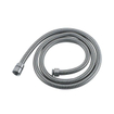 Fortifura Calvi Ensemble de robinet de baignoire - bec - 22cm réductible - flexible en métal - douchette à main - partie encastrable - support mural - inox brossé PVD SW1242587