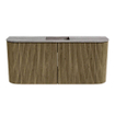 Mondiaz JOYA-DLUX Meuble de salle de bains 93.2cm - arrondis gauche et droite couleur Dusk - Vasque FAYE position Milieu Sans trou de robinet couleur Oza SW1426025