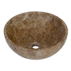 Plieger Round waskom - 38x38x13.6cm - marmer bruin TWEEDEKANS OUT14600