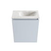 MONDIAZ TURE-DLUX meuble WC 40 cm Clay. Lavabo EDEN Ostra position droite. Sans trou de robinet. SW1104774
