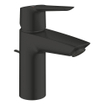 Grohe Start 1-gats wastafelkraan s-size m. wastemat zwart SW1126893