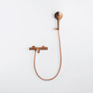 FugaFlow Eccelente Acces Douchette à main - ø12cm - ronde - 3 positions - Cuivre brossé PVD (Cuivre) SW1468850
