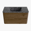 Mondiaz CIRO-DLUX Badkamermeubelset - 90x45x50cm - Solid surface wastafel Lava - 1 wasbak Midden - zonder kraangaten - 2 lades - Dusk SW1533020