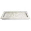 Saniclass Aurora Ensemble de meuble - 100x45cm - 2 tiroirs - 2 trous de robinet - marbre blanc - Roble luz SW1138685