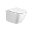 Xellanz Nibiru WC suspendu compact sans bride 48cm avec siège softclose blanc SW411982