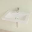 Villeroy & Boch Subway 2.0 lavabo - meulé 65x47cm - avec trou de robinet avec trop-plein ceramic+ blanc 1025019
