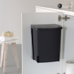 Brabantia Built-In Bin Poubelle encastrable - 10 litres - sans seau intérieur - black SW1117388