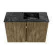 Mondiaz JOYA-DLUX 60cm meuble de toilette - couleur Dusk - Vasque FAYE position Droite 1 trou de robinet couleur Lava. SW1423252