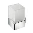 Geesa Modern Art Porte-gobelet avec verre Chrome 0650141