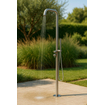 FugaFlow Buitendouche 2024 - vrijstaand - RVS 316 - handdouche - geborsteld RVS SW890157