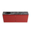 MONDIAZ TURE-DLUX Meuble toilette - 120cm - Fire - EDEN - vasque Lava - position gauche - 1 trou de robinet SW1103779