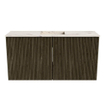 Mondiaz JOYA-DLUX 80cm toiletmeubel - kleur Shadow - Wastafel FAYE positie Midden Zonder kraangat kleur Nata. SW1424955