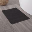 Sealskin delhi tapis de bain 60x90 cm en coton gris foncé SW699479