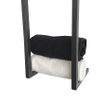Wiesbaden Loft handdoekrek 95 x 25 x 20 cm gunmetal PVD SW1128989