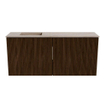 Mondiaz JOYA-DLUX 90cm meuble de salle de bains - couleur Walnut - Vasque FAYE position Gauche 1 trou de robinet couleur Saba. SW1424650