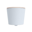 MONDIAZ LAVIE WC suspendu - 36x53cm - sans bride - Rosee (rose) - softclose - quick-release - abattant WC - clay (bleu) SW1208789