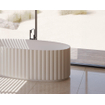 Riho Catching Waves Baignoire îlot - 174x82x56.5cm - White matt SW1185389