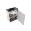 MONDIAZ TURE-DLUX Meuble de toilettes 40 cm Cale. EDEN lavabo Lava position gauche. Avec 1 trou de robinet. SW1103693