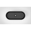 Arcqua Case Vasque à poser Ovale 60x26cm Noir mat SW767330