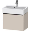 Duravit D-neo Meuble sous vasque 58.4x37.2x44cm 1 tiroir Taupe mat SW640590