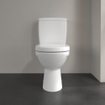 Villeroy & Boch O.novo Compact cuvette WC à poser pour réservoir attenant à chasse profonde DirectFlush 36x61cm - ceramic+ sans réservoir blanc SW68866