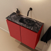 MONDIAZ TURE-DLUX Meuble toilette - 60cm - Fire - EDEN - vasque Lava - position droite - sans trou de robinet SW1103789