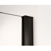 Fortifura Galeria Douche à l'italienne - 140x200cm - verre clair - Noir mat SW917234