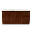 Mondiaz JOYA-DLUX 80cm toiletmeubel - kleur Ruby - Wastafel FAYE positie Links 1 kraangat kleur Meli. SW1425349