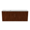 Mondiaz JOYA-DLUX 100cm toiletmeubel - kleur Ruby - Wastafel FAYE positie Links Zonder kraangat kleur Opalo. SW1423756