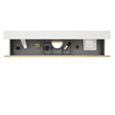 Saniclass Prime Vita Badkamermeubelset - 100x46x60cm - keramische wastafel glans wit - 1 wasbak - 1 kraangat - 2 lades - rustiek eiken SW1439481