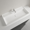 Villeroy & Boch Collaro Lavabo pour meuble 100x47cm 1 trou de robinet avec trop-plein Ceramic+ Stone white SW358325