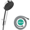 Hansgrohe Pulsify Support pommeau de douche avec douchette 10.5cm 1 jet avec flexible 125cm Chrome SW651594