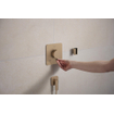 Hansgrohe FixFit Fine Q Coude mural - sans clapet anti-retour - Bronze brossé SW1388448