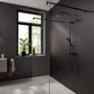 Hansgrohe Vernis Blend showerpipe met thermostaat mat zwart SW647134